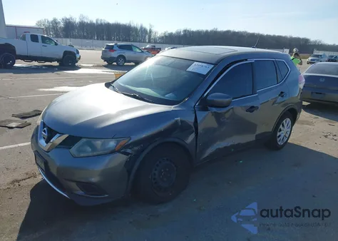 2016 Nissan Rogue S z USA, uszkodzony, nr VIN KNMAT2MT8GP594382